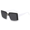 2021 Luxury Oversized Semi-Rimless Vintage Square Sunglasses For Unisex-SunglassesCraft