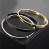 Stainless Steel Flat Smooth Bracelet For Unisex-SunglassesCraft