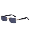 Fashion Metal Diamond 2021 Luxury Boundless Frame Avant-garde Sunglasses For Men And Women-SunglassesCraft