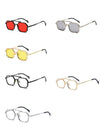 Vintage Small Polygon Steampunk Sunglasses For Men And Women- SunglassesCraft