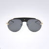 Half Frame Star Pentagram Metal Eyeglasses For Men And Women -SunglassesCraft
