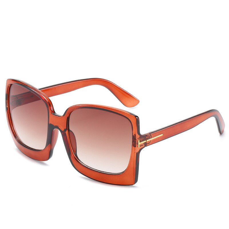 Luxury Square Designer Oversized Sunglasses