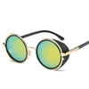Round Mirror Vintage Sunglasses For Men And Women-SunglassesCraft