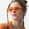 Trendy Candy Colour Frame Sunglasses For Unisex-SunglassesCraft