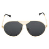 Round Black And Gold Sunglasses For Men And Women-SunglassesCraft