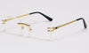 High Quality Rimless Brand Sunglasses For Unisex-SunglassesCraft