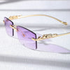 Designer Rimless Vintage Shades Sunglasses For Unisex-SunglassesCraft