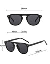 High Quality Luxury Brand Vintage Round Sunglasses for Men And Women-SunglassesCraft