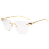 2021 New Rimless Square Fashion Shades Sunglasses For Unisex-SunglassesCraft
