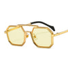 Polygonal Small Frame Punk Sunglasses For Men And Women- SunglassesCraft