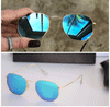 Trendy Style Mirror Square Sunglasses For Men And Women-SunglassesCraft