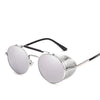 Retro Round Metal Sunglasses Steampunk For Men And Women-SunglassesCraft