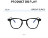 Flat Lens Super Light TR90 Frame Computer Glasses For Unisex-SunglassesCraft