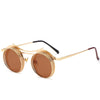 Retro Fashion Round Frame Sunglasses For Unisex-SunglassesCraft