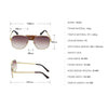 2021 Trendy Vintage High Quality Leather Middle Beam Metal Sunglasses For Men And Women-SunglassesCraft
