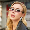 Fashion Metal Diamond 2021 Luxury Boundless Frame Avant-garde Sunglasses For Men And Women-SunglassesCraft