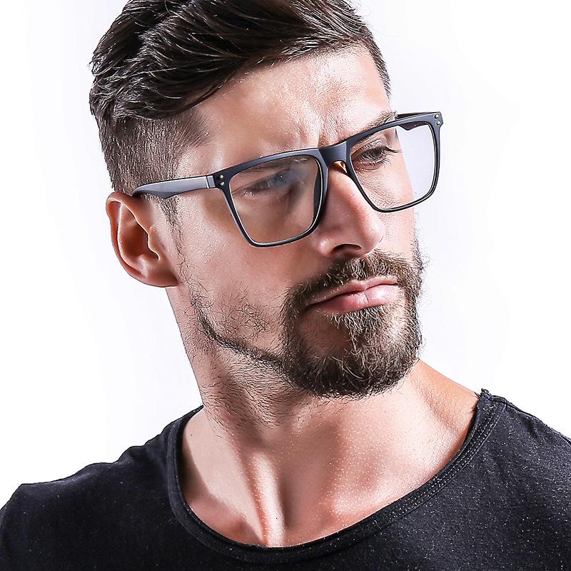 Oversized Square Frame Eyeglasses For Men - Sunglassescraft