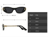 Vintage Punk Brand Designer Oval Sunglasses For Men And Women- SunglassesCraft
