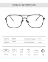 Optical Alloy Glasses Frame Women Men Oversized Transparent Eyeglasses Frames - SunglassesCraft
