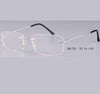 Rimless Glasses Man Points Women Titanium Optical Frames - SunglassesCraft