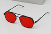 Varun Dhawan Stylish Square Metal Frame Sunglasses For Men And Women-SunglassesCraft