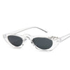 2021 Narrow Small Cat Eye Frame Sunglasses For Unisex-SunglassesCraft