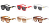Unisex 2020 New Square Big Frame Metal Decoration Sunglasses For Men And Women-SunglassesCraft