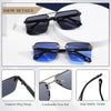 Trendy Rimless Fashion Sunglasses For Men And Women - SunglassesCraft