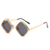 Retro Hollow Punk Metal Frame Sunglasses For Unisex-SunglassesCraft