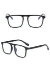 Retro Square Computer Eyeglasses With Anti-blue Light Lenses For Unisex