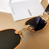 New Rectangular Hip Hop Vintage Metal Square Luxury Sunglasses For Men And Women-SunglassesCraft