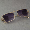 Stylish Alpha Cobe Side Cap Square Sunglasses For Men And Women-SunglassesCraft