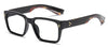 Trending Square Anti Blue Light Reading Glasses Computer Optical Sunglasses For Men And Women-SunglassesCraft