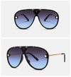 Stylish Vintage Big Sheild Sunglasses For Men And Women-SunglassesCraft