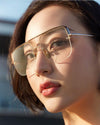 Double Beam Big Frame Square Retro Fashion Trend Oversized Hip-hop Sunglasses For Men And Women-SunglassesCraft