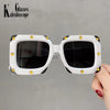 2020 Italian Big Frame Square Crystal Diamond Sunglasses For Unisex-SunglassesCraft