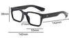 Trending Square Transparent Sunglasses For Men And Women-SunglassesCraft