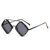 Retro Hollow Punk Metal Frame Sunglasses For Unisex-SunglassesCraft