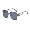 2021 Oversized Rimless Fashion Square Designer Frame Sunglasses For Unisex-SunglassesCraft
