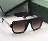 Dual Brown Shade Oversize Stylish Looking New unisex Sunglasses For Men And Women-SunglassesCraft