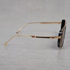 Metal Frame Black Gradient Sunglasses For Men And Women-SunglassesCraft