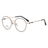 2021 New Ultra Light Retro Anti Blue Round Titanium Eyeglasses Spectacle Frame For Men And Women