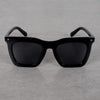 Classic Oversized Full Black Steam Punk Sunglasses For Unisex-SunglassesCraft