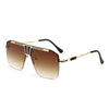 New Classic Square Metal Frame Sunglasses For Unisex-SunglassesCraft