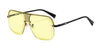 Fashion Designer Vintage Brand Luxury Semi-Rimm Metal Square Frame Sunglasses For Men And Women-SunglassesCraft