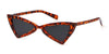CUTIE Triangle Sunglasses Women Brand Designer Vintage Cat Eye Frame 90s Stylish For Women-SunglassesCraft