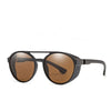 Trendy Vintage Steampunk Brand Retro Fashion Designer Goggles Round Flip Frame Sunglasses For Men And Women-SunglassesCraft