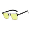 Trendy Personality Plain Retro Korean Square Sunglasses For Men And Women-SunglassesCraft