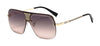 New Rimless Luxury Brand Metal Oversized Square Fashion Designer Sunglasses For Men And Women-SunglassesCraft