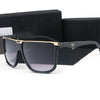 2021 Fashion Brand Designer Luxury Vintage Square UV400 Gradient Sunglasses For Men And Women-SunglassesCraft